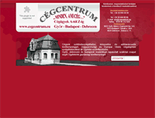 Tablet Screenshot of cegcentrum.eu
